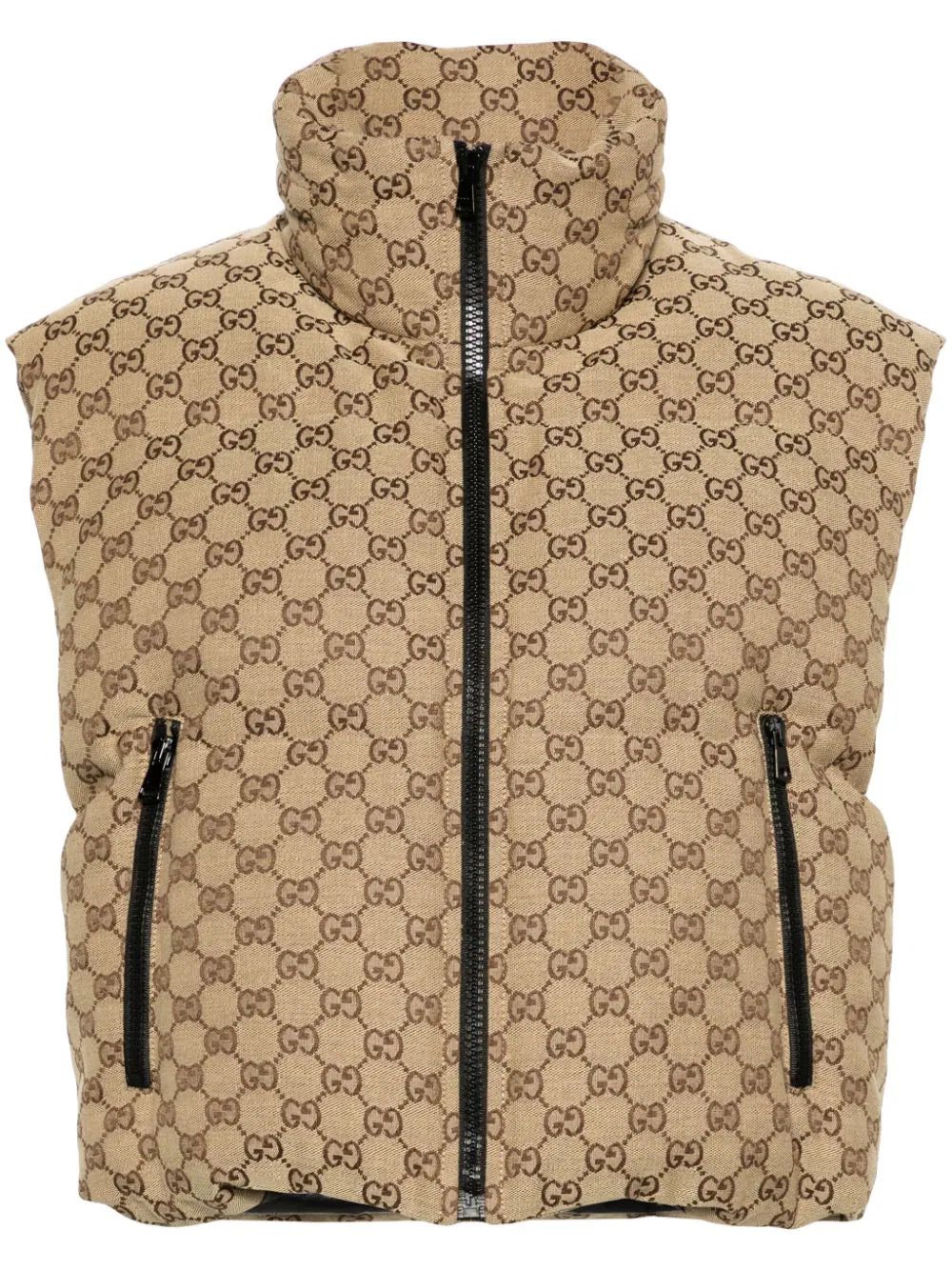Gucci GG Supreme padded gilet
