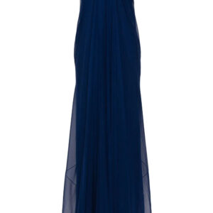 Alexander McQueen  sweetheart-neck silk gown
