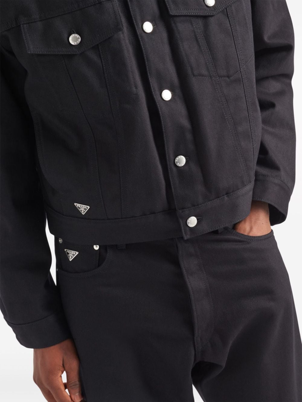 Prada shearling-trim blouson jacket - Image 5