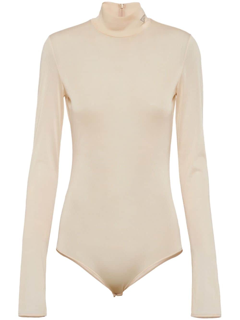 Prada Gazar triangle-logo bodysuit