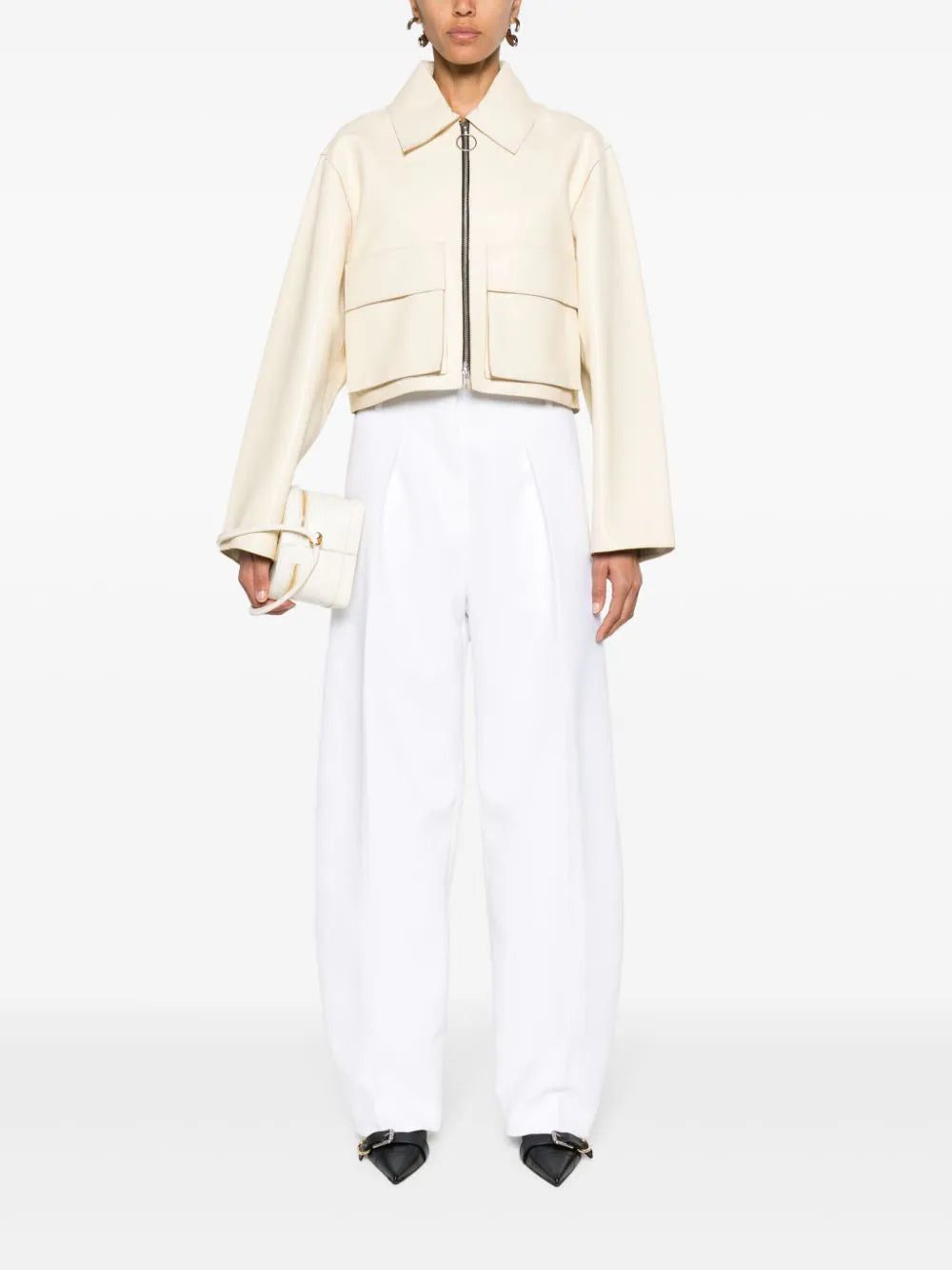 Jacquemus Ovalo pleated palazzo pants - Image 2