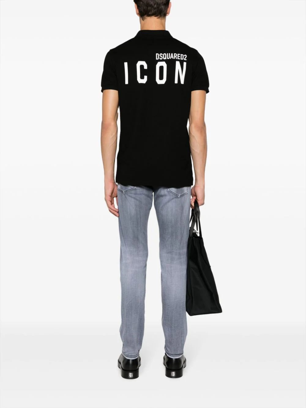 DSQUARED2 Icon-print cotton polo shirt - Image 2