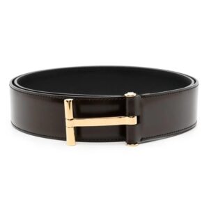 TOM FORD T-buckle leather belt
