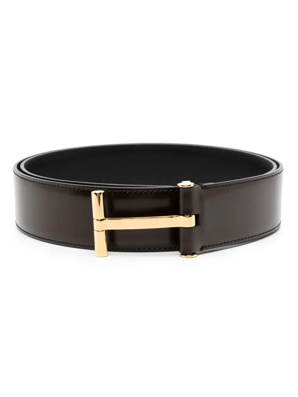 TOM FORD T-buckle leather belt