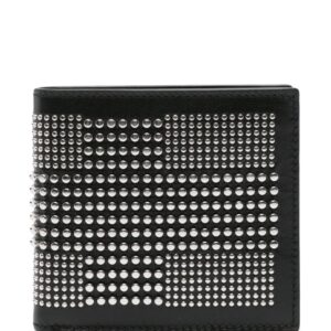 Alexander McQueen studded bi-fold leather wallet