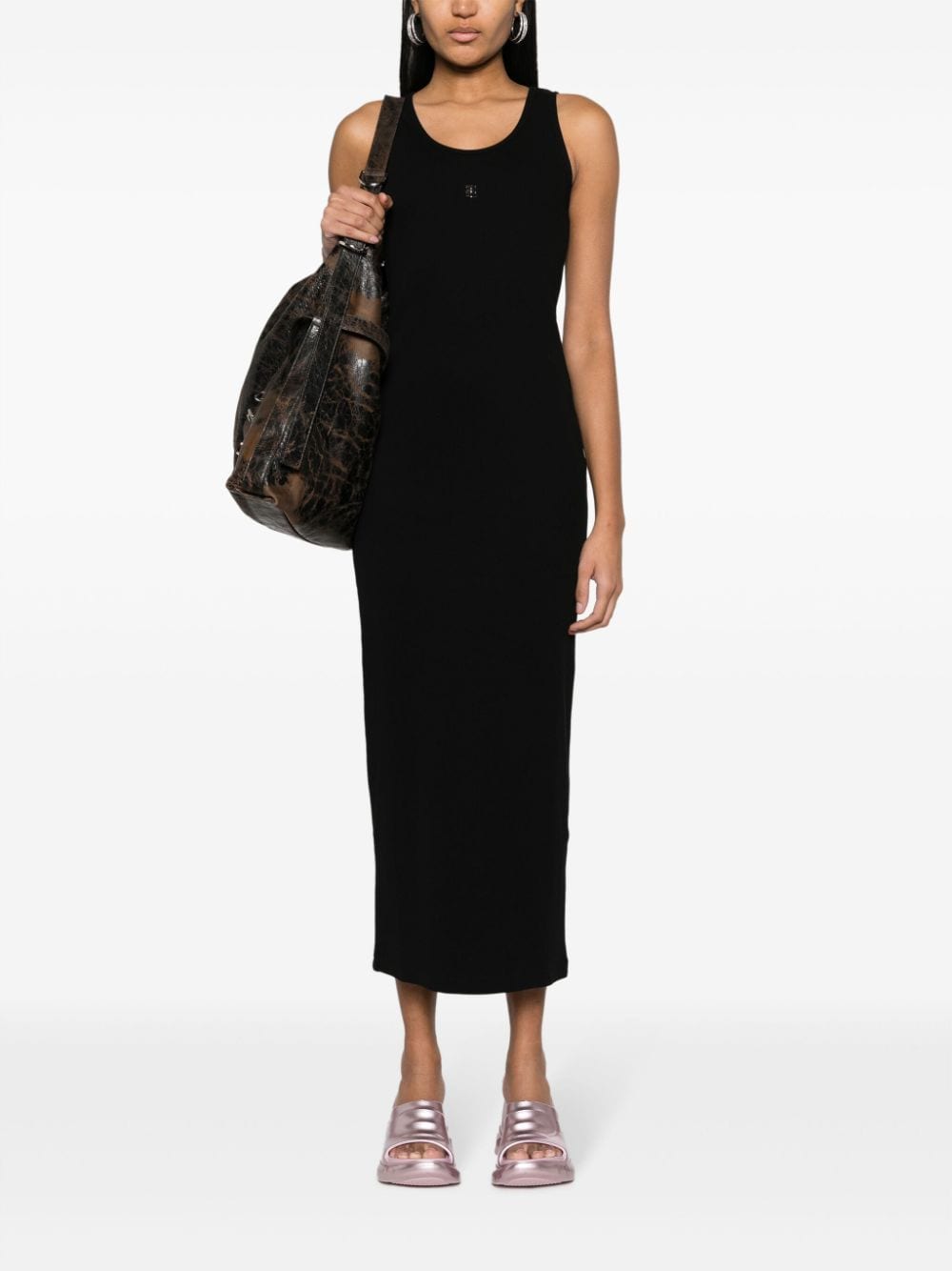 Givenchy 4G-plaque ribbed-knit maxi dress - Image 2