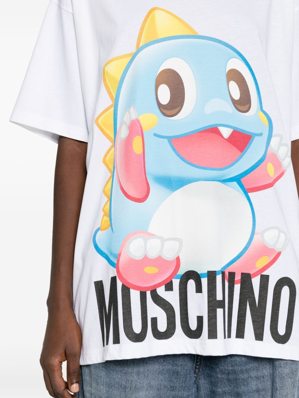 Moschino anime-print organic-cotton T-shirt - Image 5