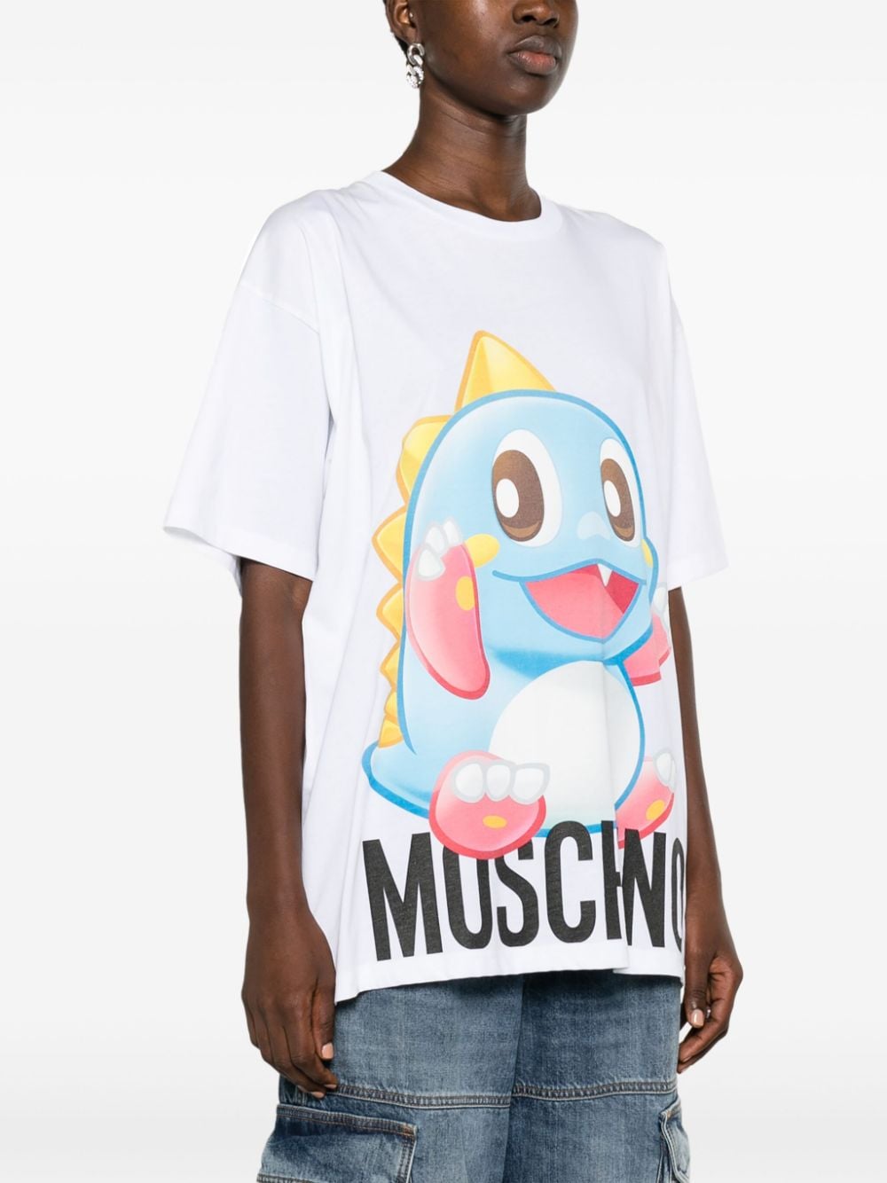 Moschino anime-print organic-cotton T-shirt - Image 3