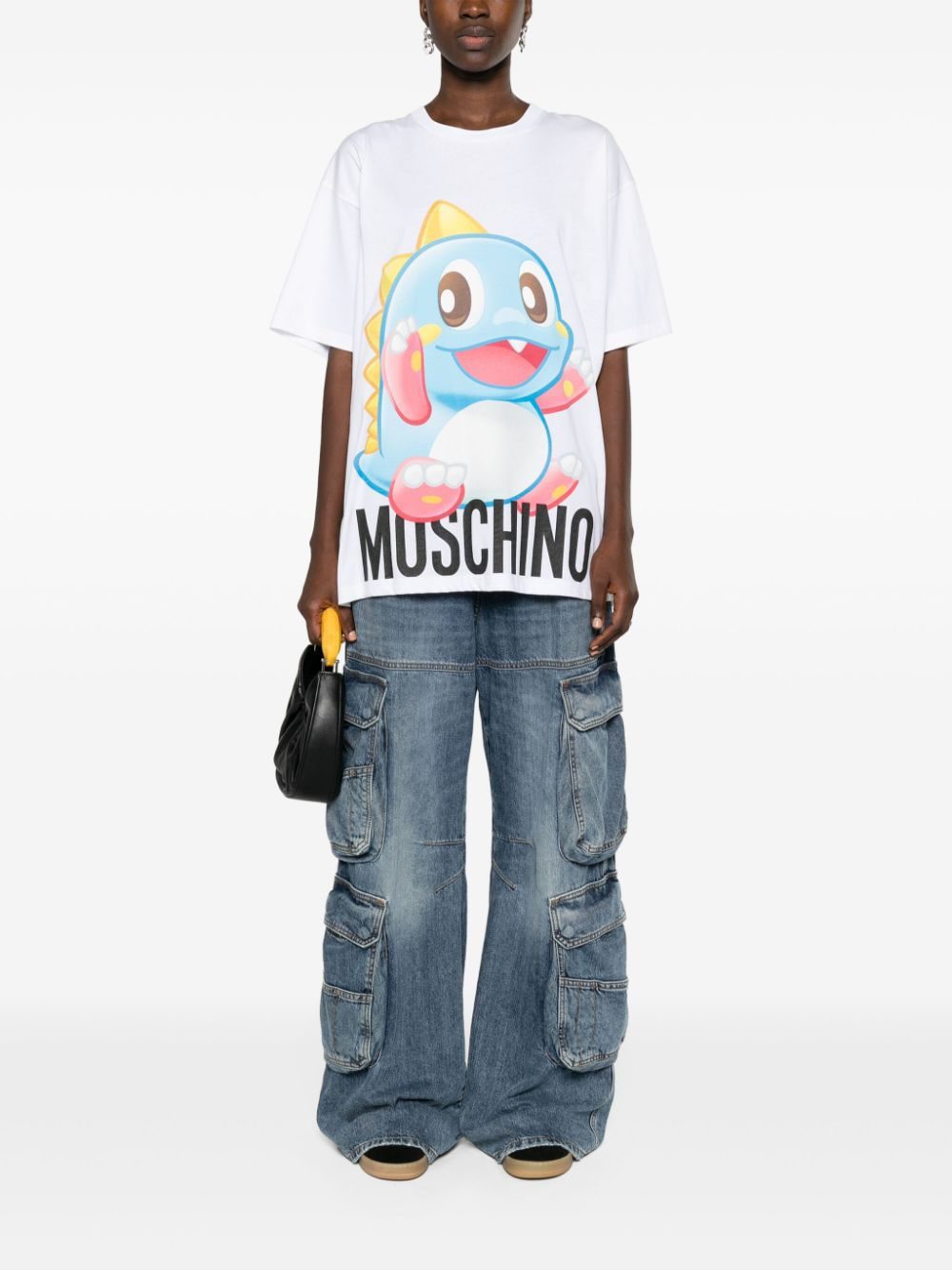 Moschino anime-print organic-cotton T-shirt - Image 2
