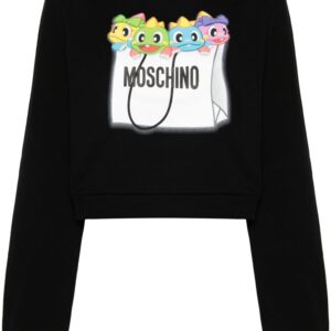 Moschino dragon bag-print sweatshirt