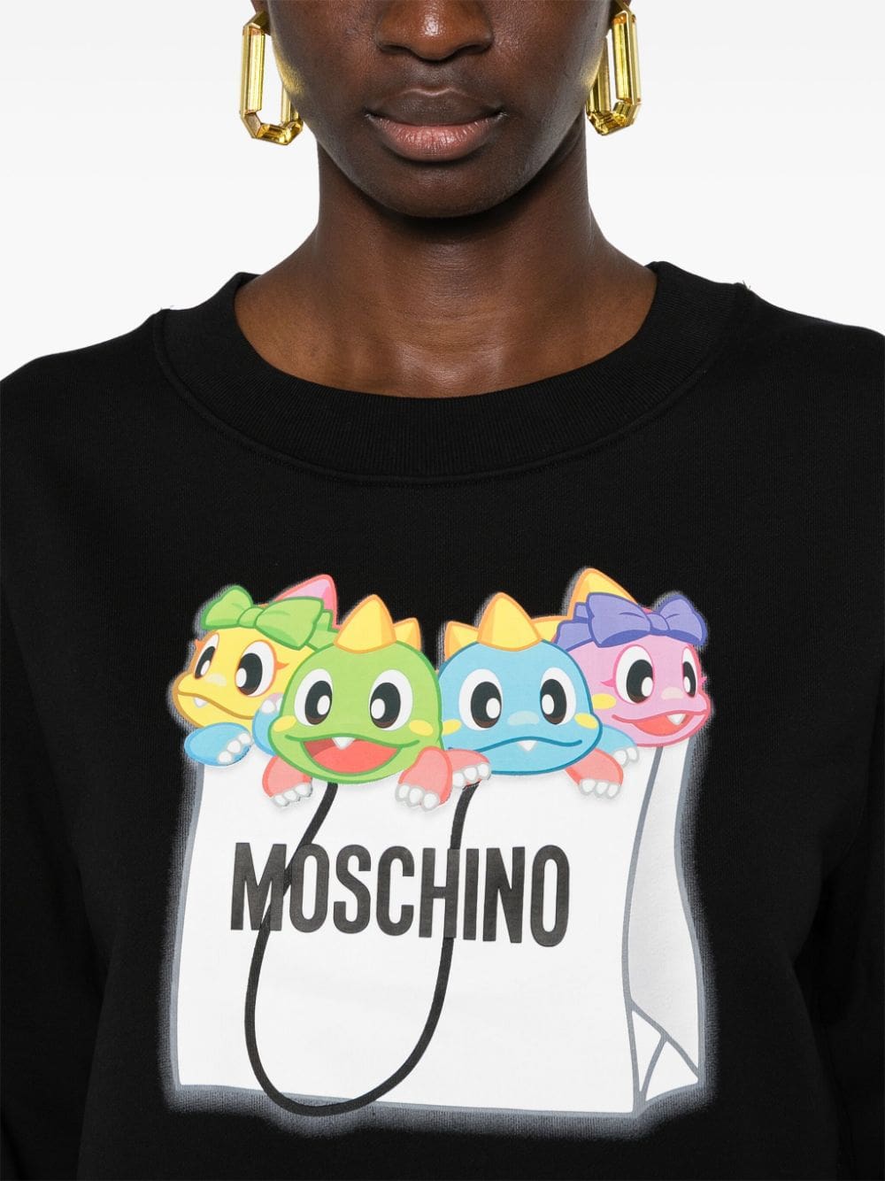 Moschino dragon bag-print sweatshirt - Image 5