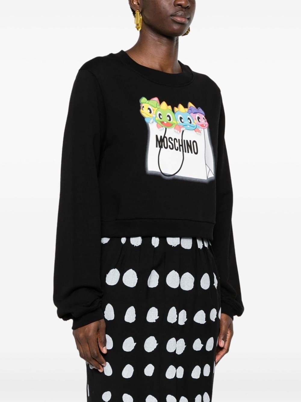 Moschino dragon bag-print sweatshirt - Image 3