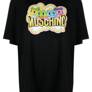 Moschino cartoon-print organic-cotton T-shirt