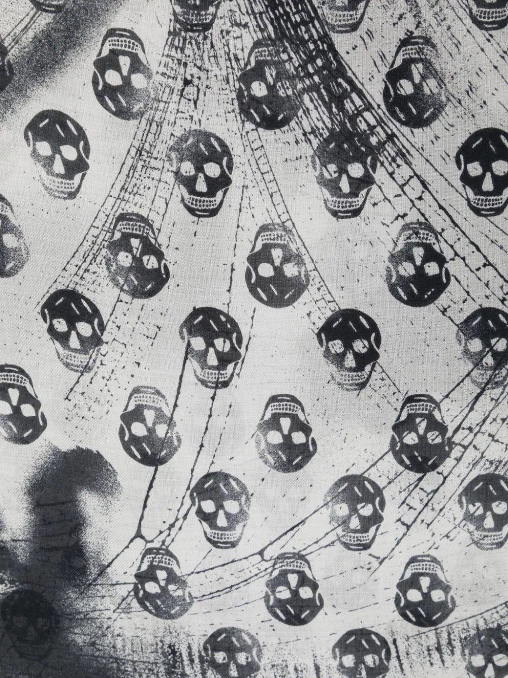 Alexander McQueen skull-print scarf - Image 2