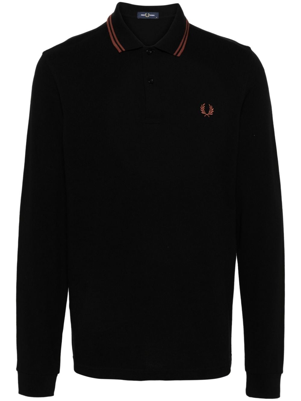 Fred Perry logo-embroidered cotton polo shirt