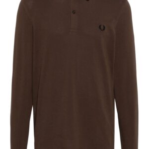 Fred Perry logo-embroidered cotton polo shirt