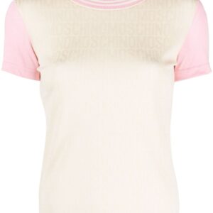 Moschino logo-jacquard jersey T-shirt