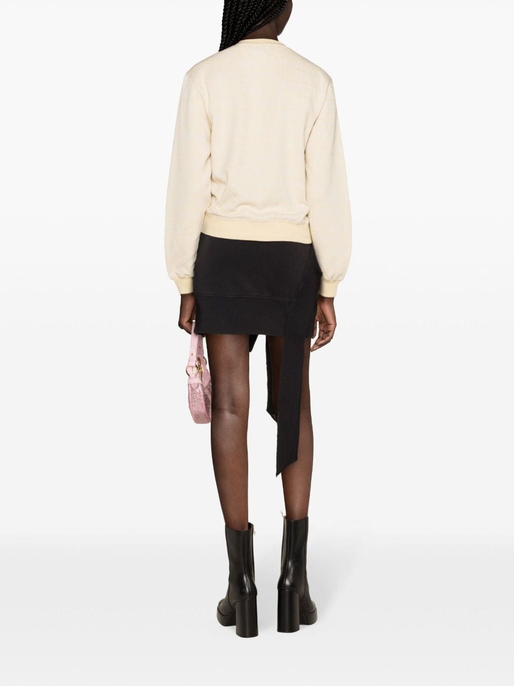 Moschino logo-print cotton-blend sweatshirt - Image 3