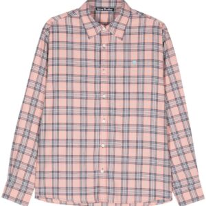 Acne Studios  face-patch checked shirt