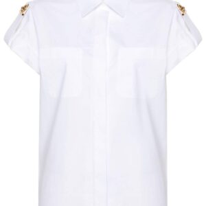 Moschino shoulder-tabs shirt