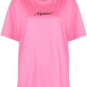 Moschino logo-embroidered cotton T-shirt