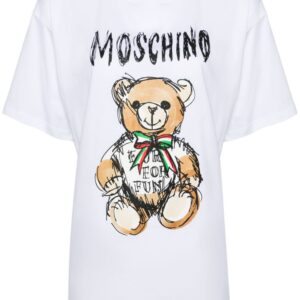 Moschino Teddy Bear-print cotton T-shirt