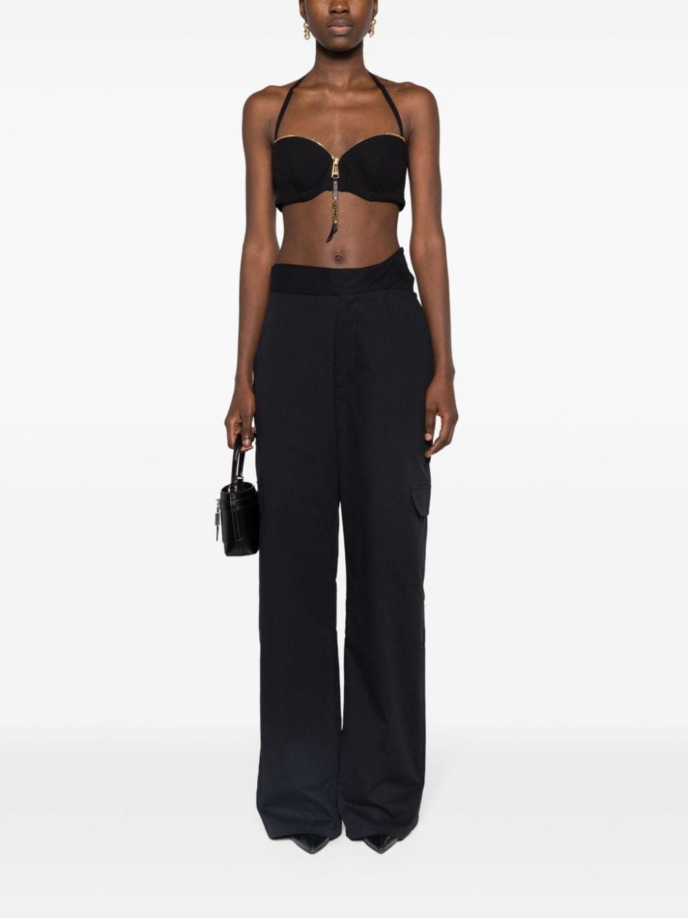 Moschino sweetheart-neck halterneck bralette - Image 2