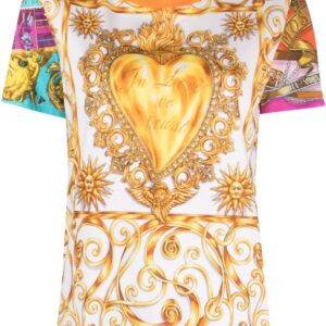 Moschino graphic-print cotton T-shirt