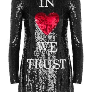 Moschino In Love We Trust sequin-embellished minidress
