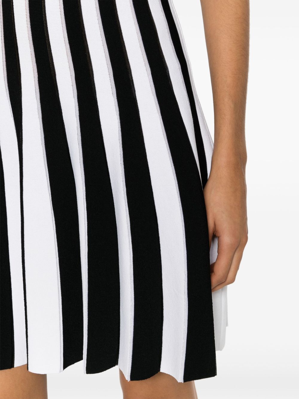 Moschino striped ribbed-knit minidress - Image 5