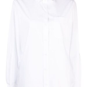 Moschino logo-print poplin shirt