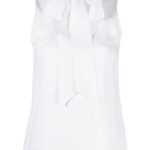 Moschino sleeveless crepe top