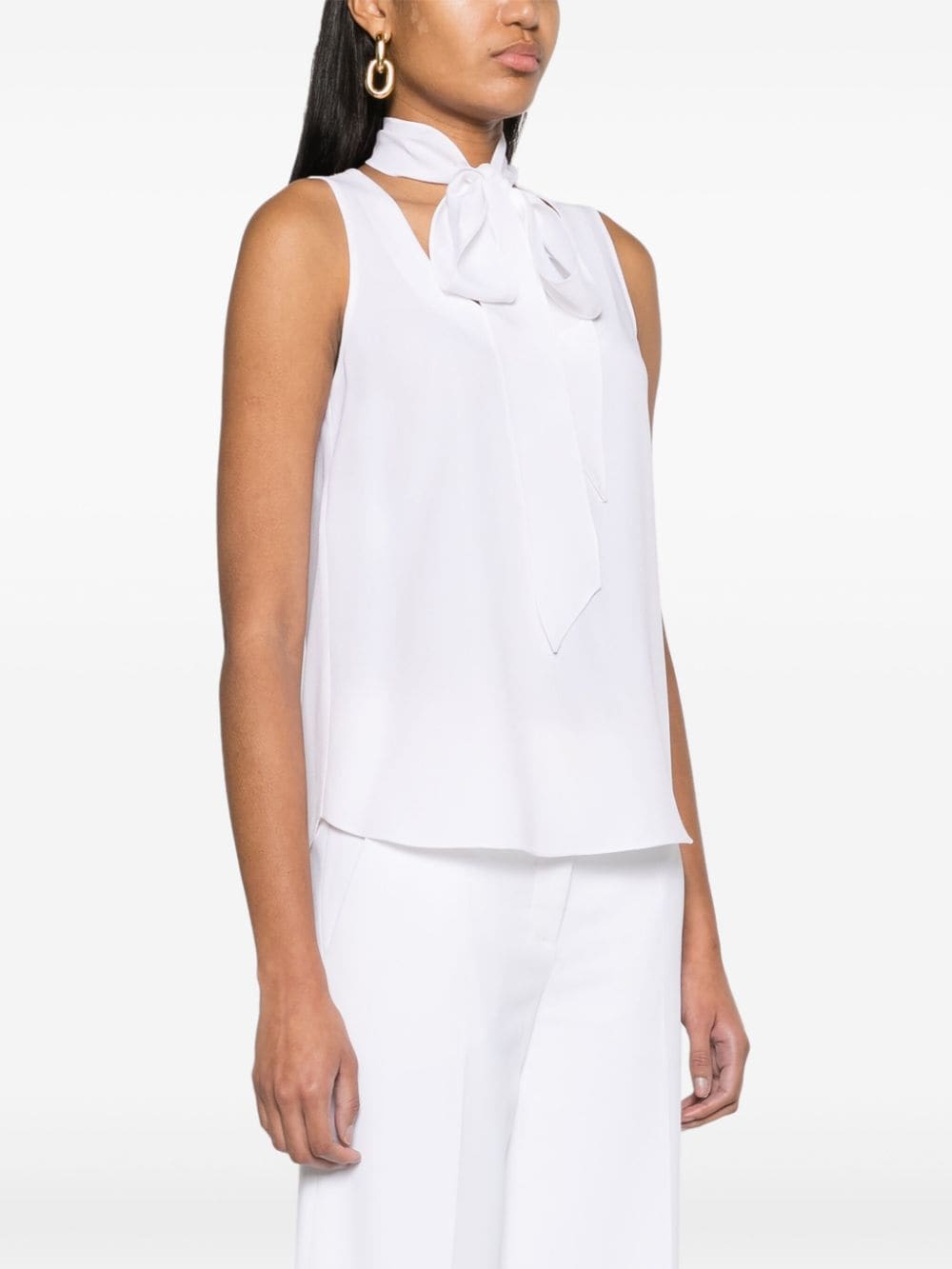 Moschino sleeveless crepe top - Image 3