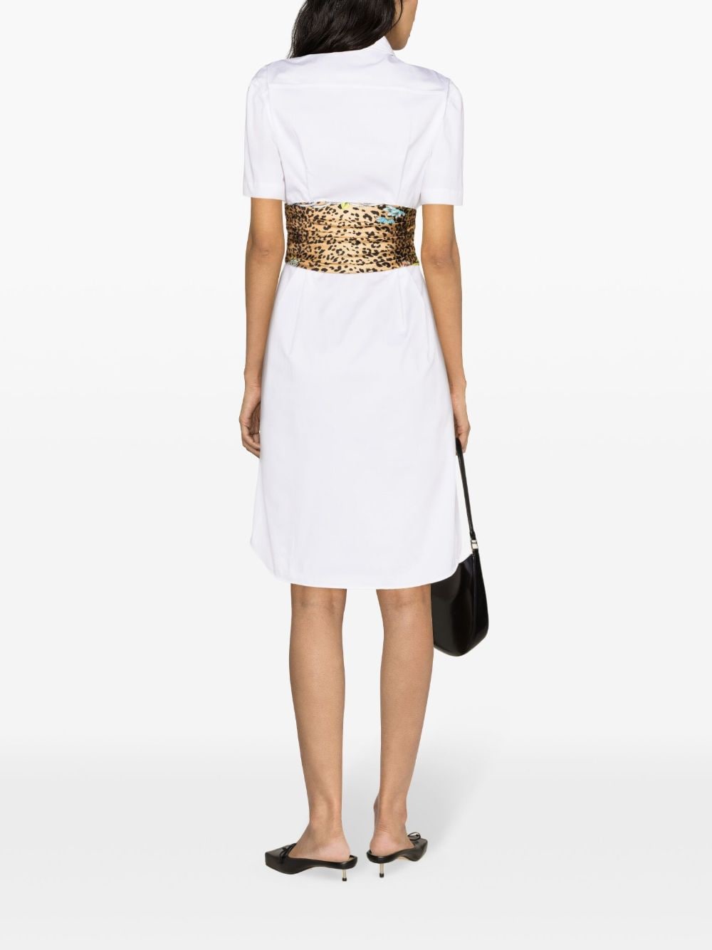 Moschino tied midi shirt dress - Image 2