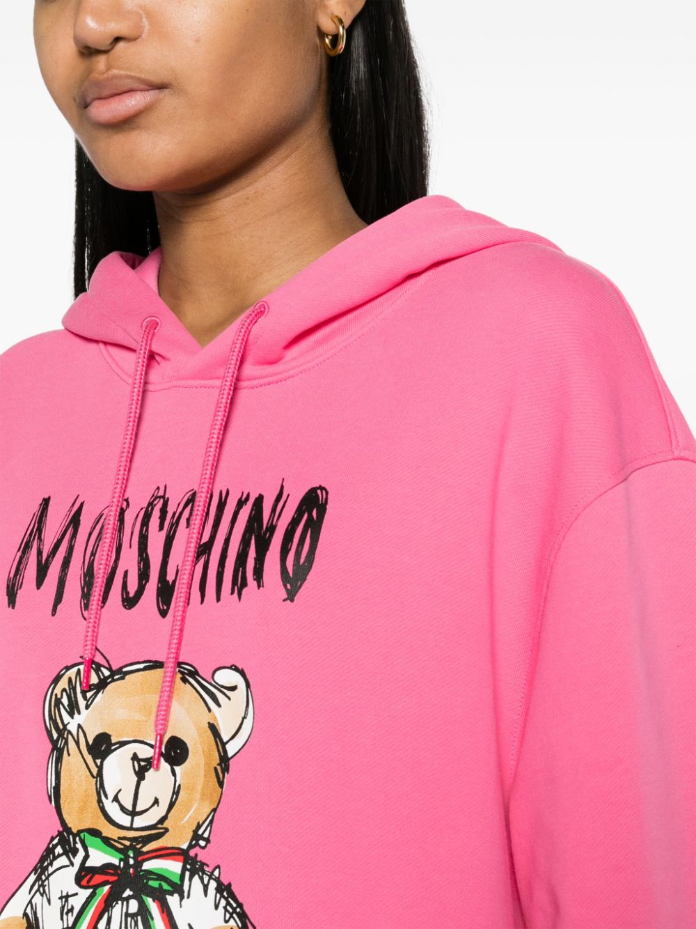 Moschino Teddy Bear-print organic cotton minidress - Image 5