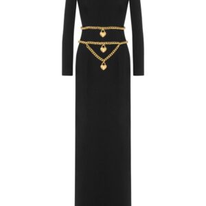 Moschino Chain & Heart gown