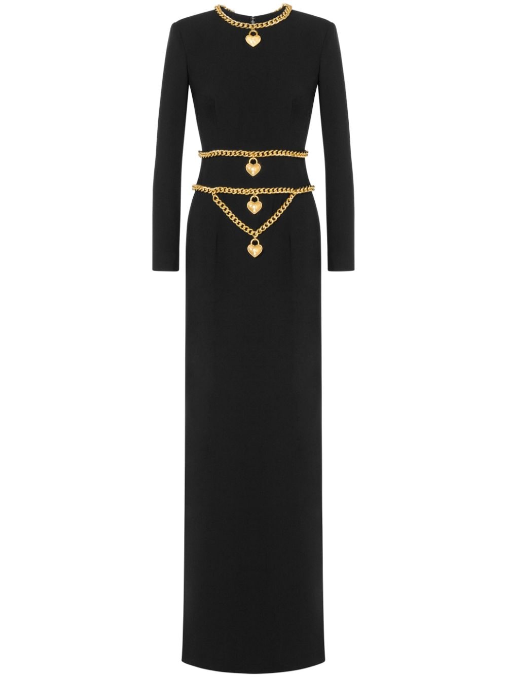 Moschino Chain & Heart gown