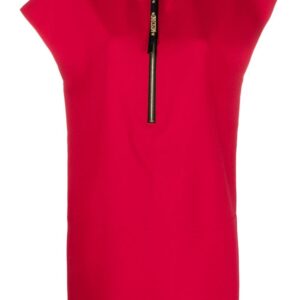 Moschino cap-sleeve cady minidress