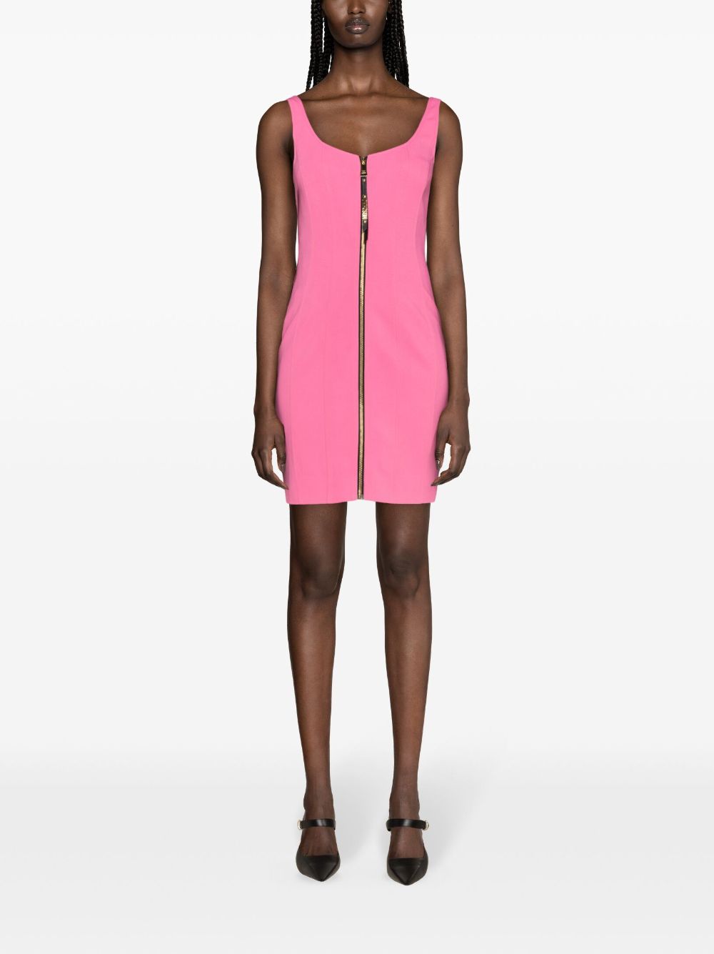 Moschino scoop-neck cady minidress - Image 2