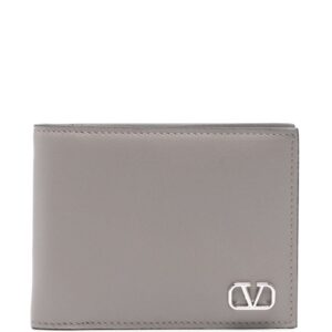 Valentino Garavani logo-plaque bi-fold wallet