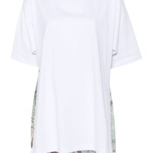 Stella McCartney floral-print panel T-shirt