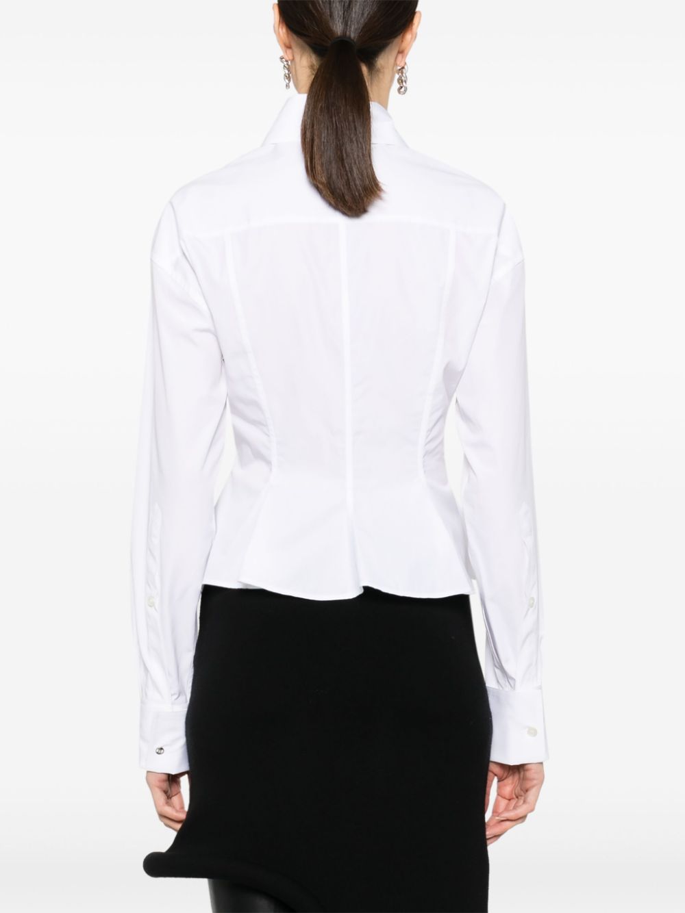 Stella McCartney peplum-waist cotton shirt - Image 4