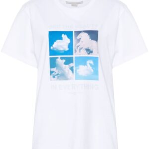 Stella McCartney cloud-print cotton T-shirt