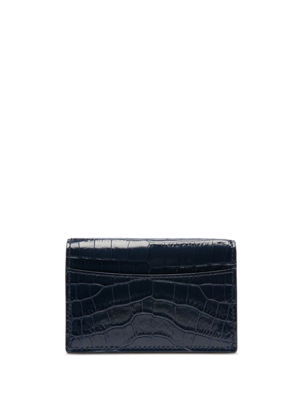 Bally logo-print croc-leather wallet - Image 2