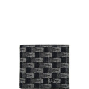 Bally monogram-print canvas wallet