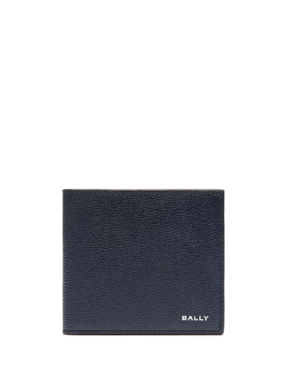 Bally logo-stamp leather wallet