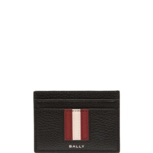 Bally logo-stamp leather cardholder