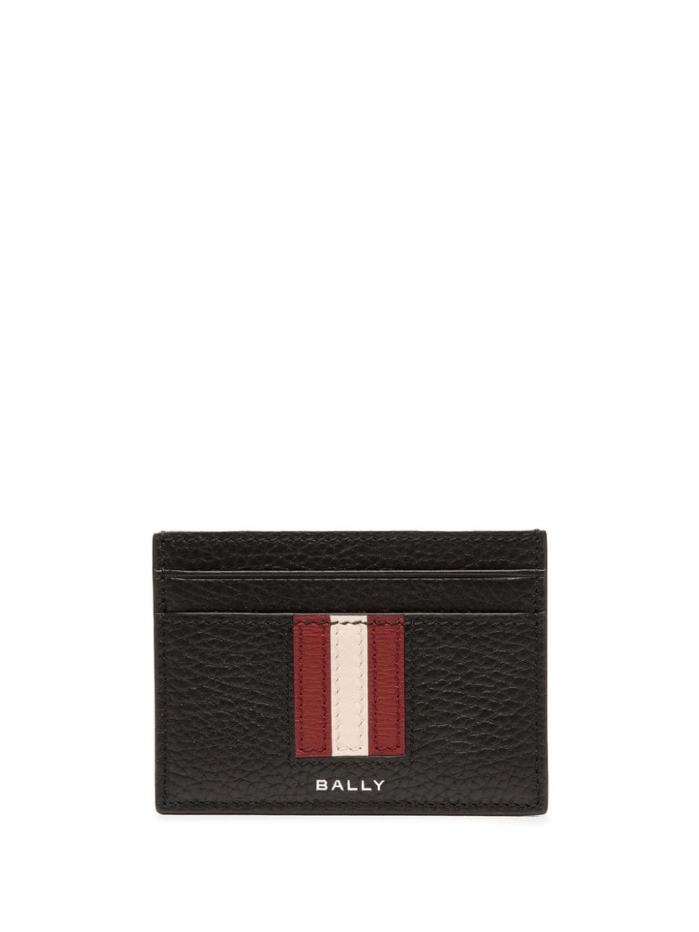 Bally logo-stamp leather cardholder