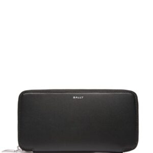 Bally faux-leather zip-up wallet
