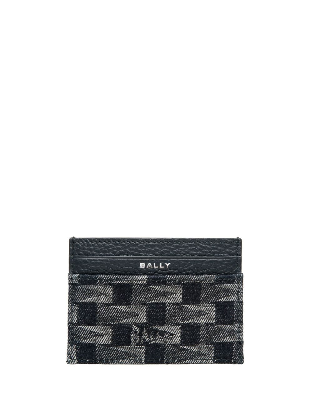 Bally Pennant-print leather cardholder